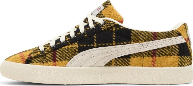 Кроссовки Harris Tweed x Suede Vintage 'Tartan - Yellow', желтый — фото 3