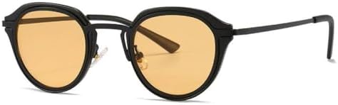 

Классические круглые солнцезащитные очки 2027 года для женщин, персонализированные металлические дужки, ретро-очки для мужчин для активного отдыха и вождения MTZJH, 919-yellow