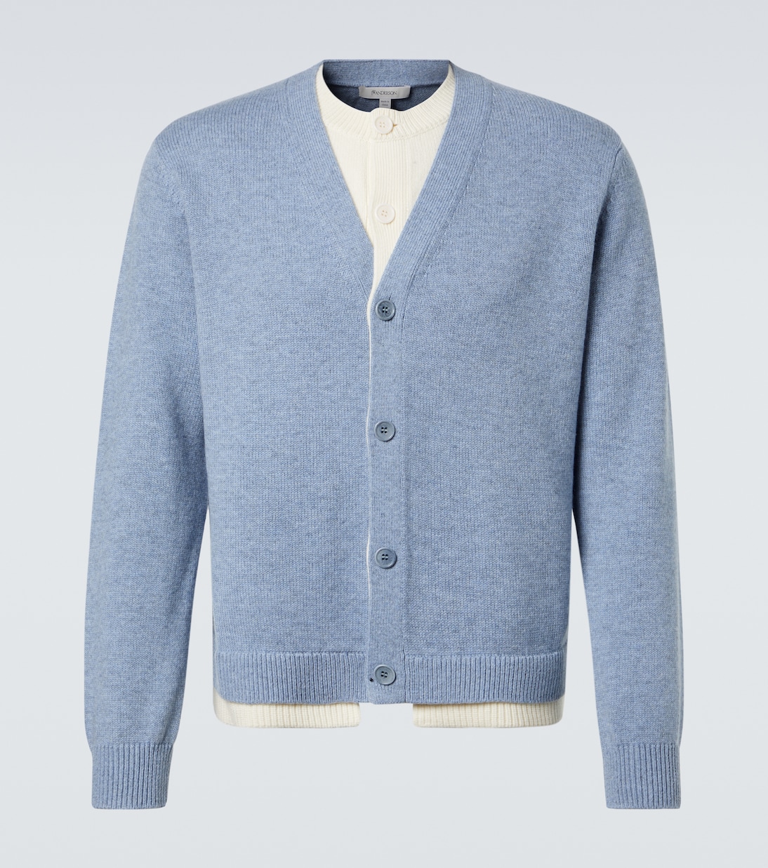 

Кардиган из шерсти и кашемира JW Anderson, Blue Melange