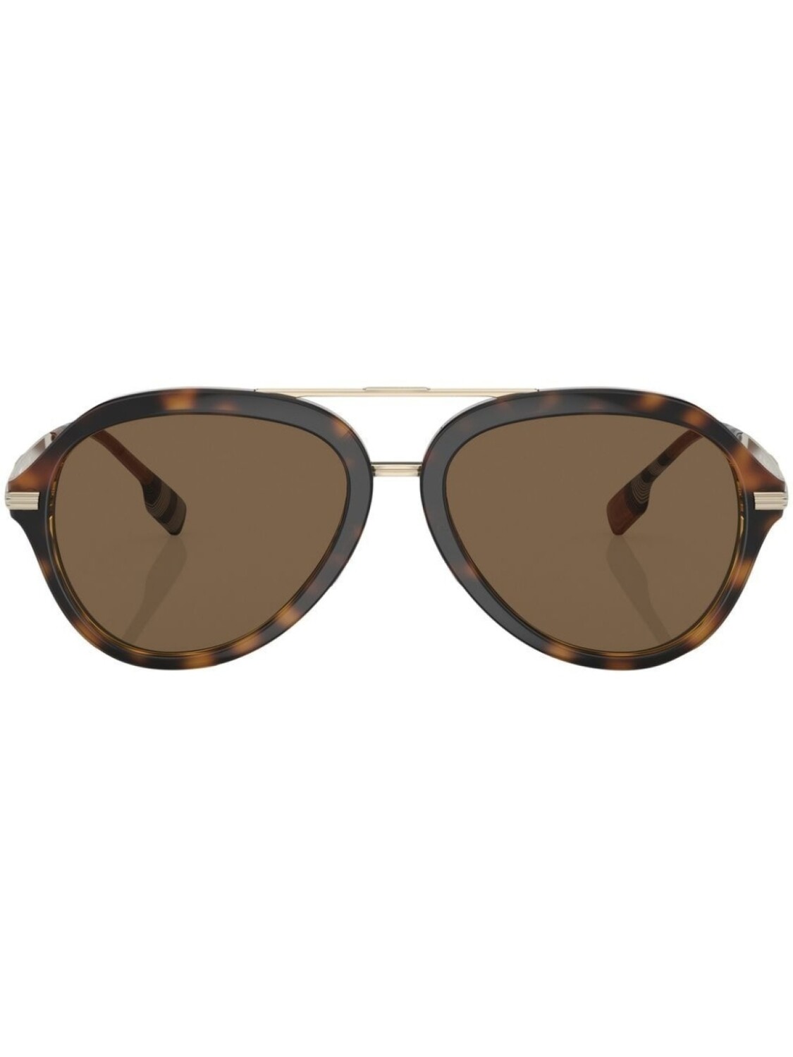 

Солнцезащитные очки-пилоты Jude Burberry Eyewear, коричневый