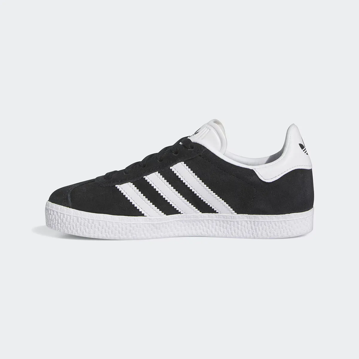 Gazelle Adidas Originals детские повседневные кроссовки, чёрный — фото 4