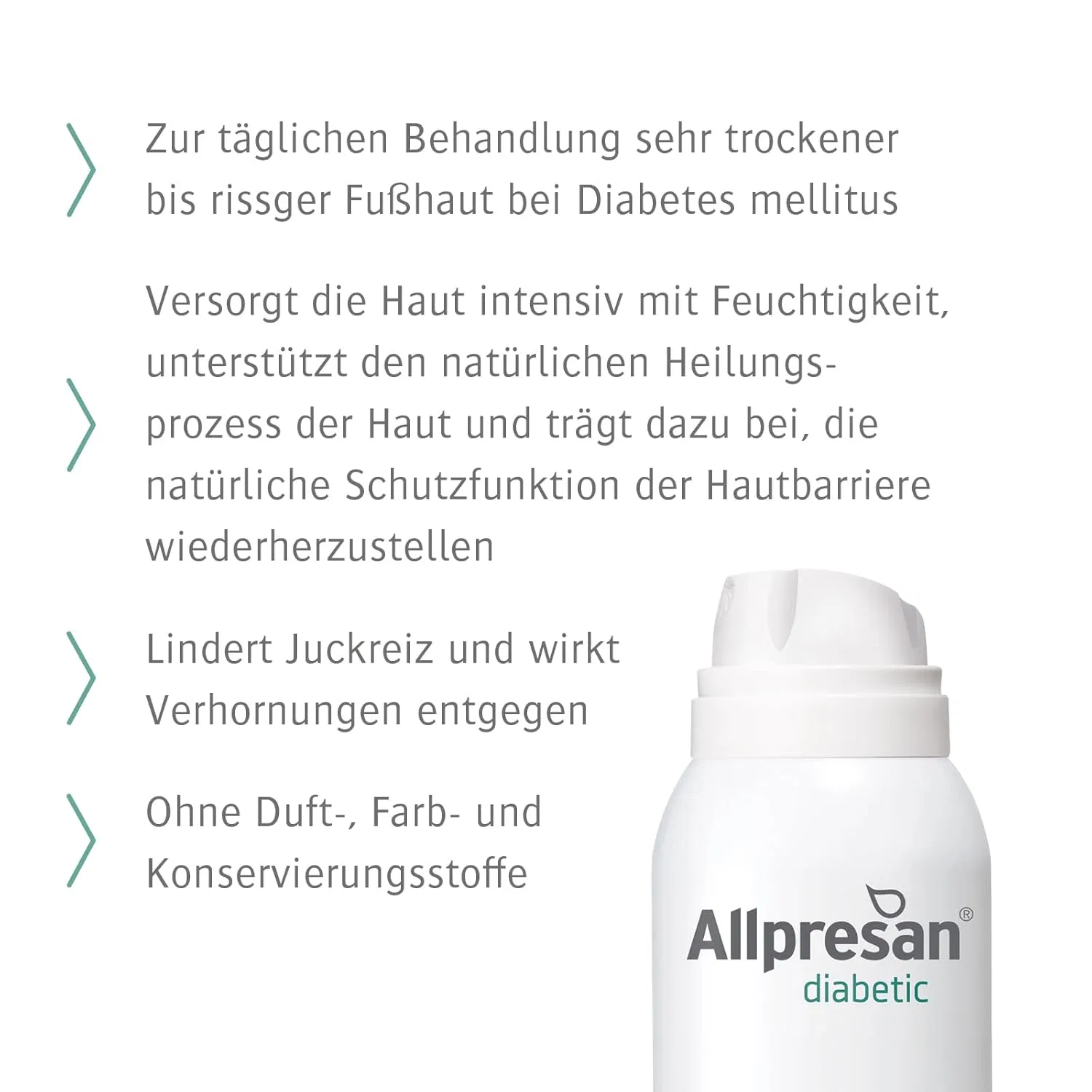 Интенсивный пенный крем Allpresan Diabetic для очень сухой кожи стоп, 200 мл (2 шт.) Allpresan — фото 4