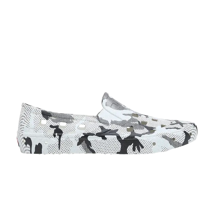 

Кроссовки Vans Trek Slip-On, белый, Серый, Кроссовки Vans Trek Slip-On, белый