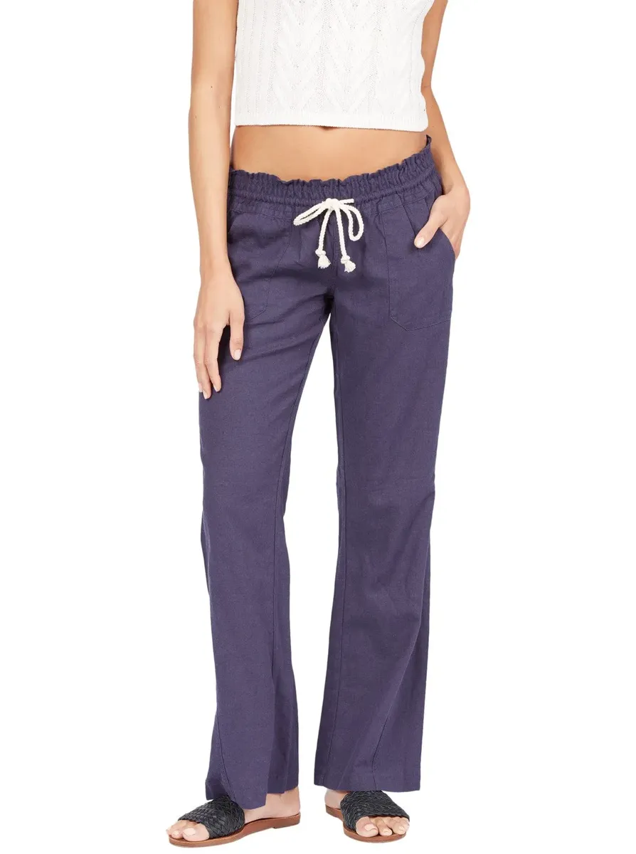

Брюки Roxy из ткани "Oceanside", цвет Mood Indigo