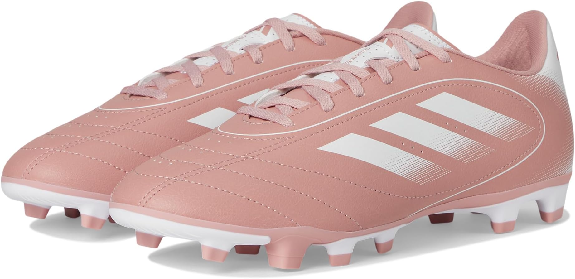 Кроссовки adidas Goletto IX Firm Ground/Multi Ground Soccer Cleats, цвет Wonder Mauve/White/Wonder Mauve