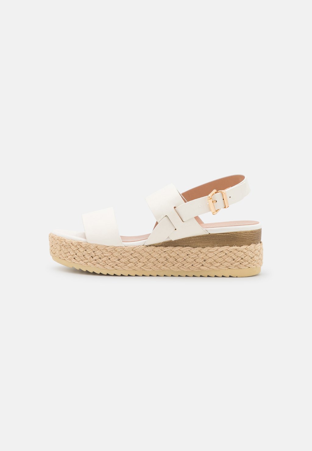 Босоножки на танкетке Espadrilles Anna Field by Zalando, белый — фото 2