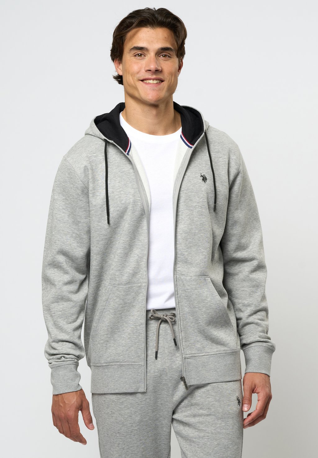 

Толстовка на молнии OTTO U.S. Polo Assn., серый