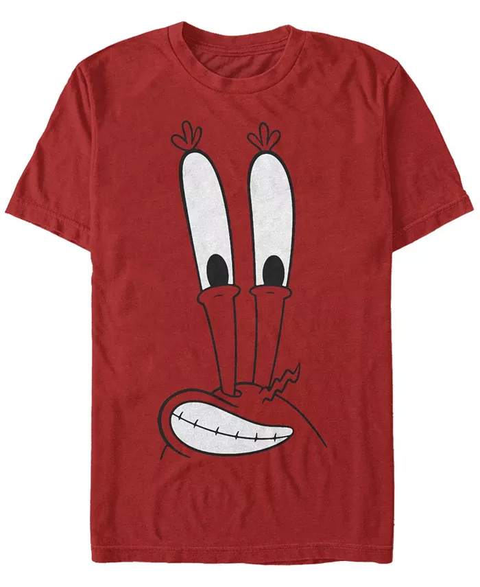 

Мужская футболка с коротким рукавом Mr. Krabs Big Face Fifth Sun, красный