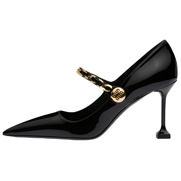 

Туфли Miu Miu на высоком каблуке, черный