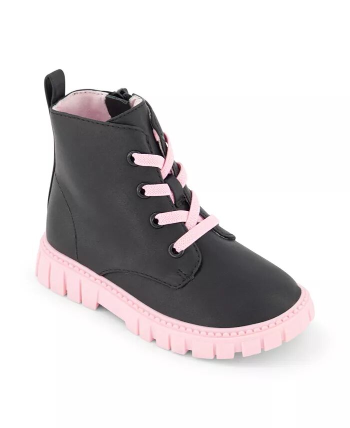

Ботинки Carrie Ariana Lug Boot для девочек-малышей DKNY, черный