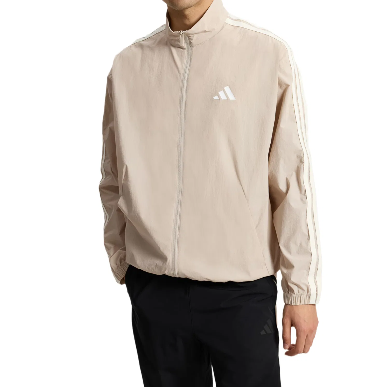 Куртка мужская Miracle Bauxite Brown, стойка, тонкая Adidas — фото 4