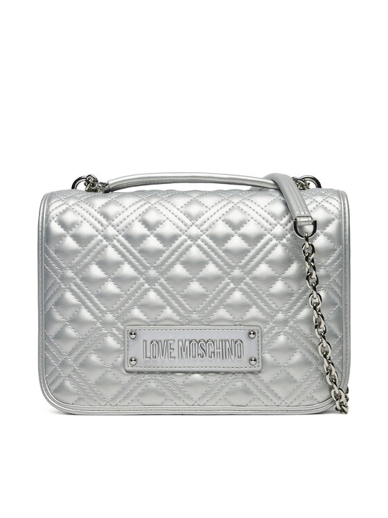 

Сумочка JC4000PP1MLA196B Love Moschino, серебряный, Серебристый, Сумочка JC4000PP1MLA196B Love Moschino, серебряный