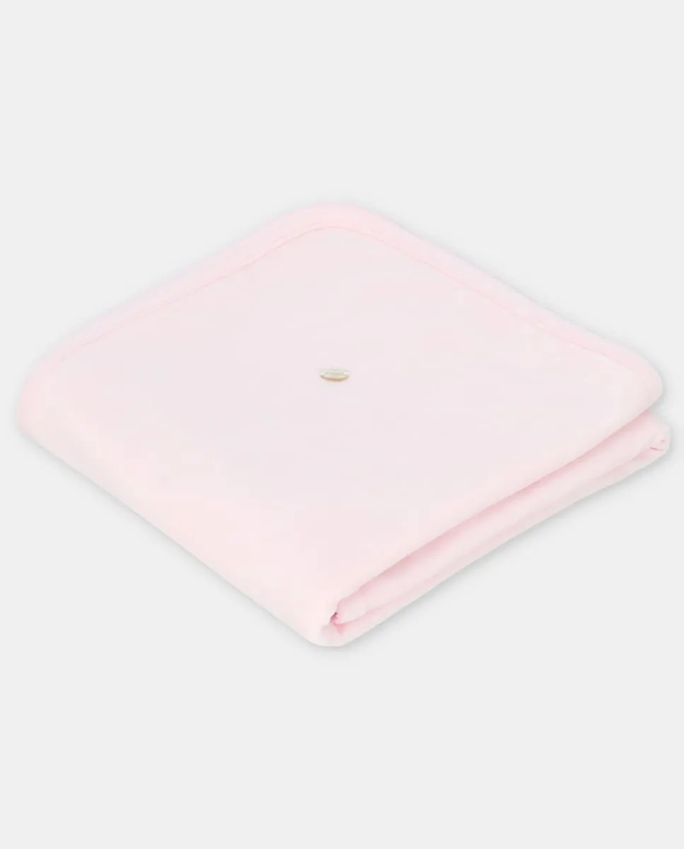 

Велюровая шапочка для девочки-подростка цвета пыльной розы Martín Aranda