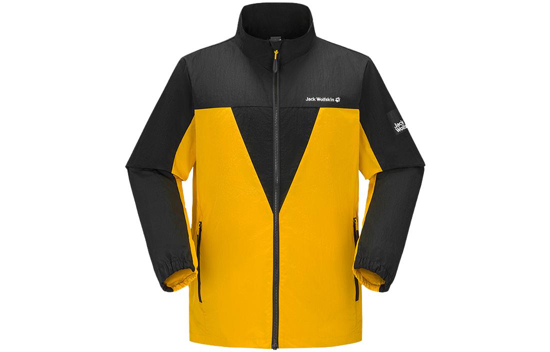 

Мужская куртка с воротником-стойкой, средней жесткости, другие Jack Wolfskin, bright желтый/черный/5533