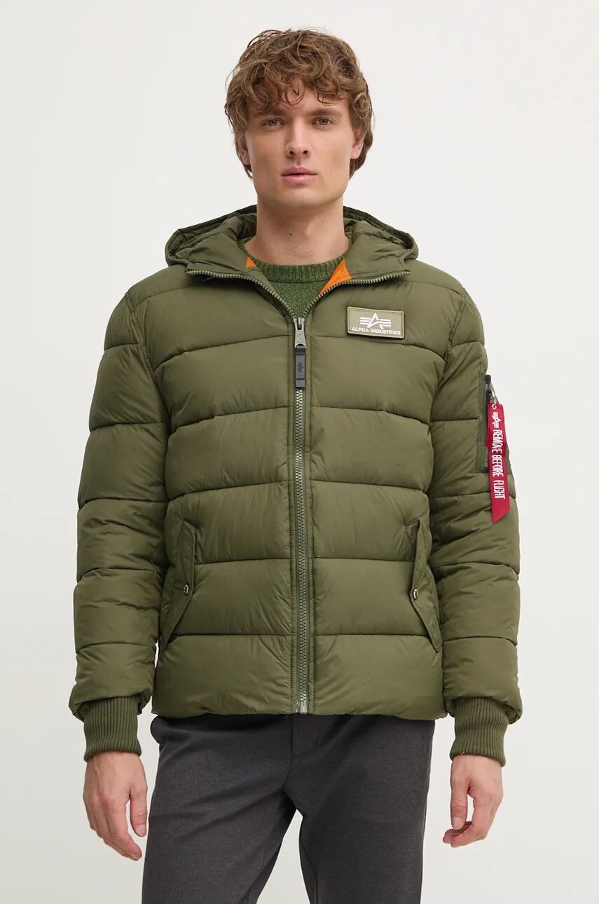 

Пуховик Alpha Industries с капюшоном Alpha FD, зеленый