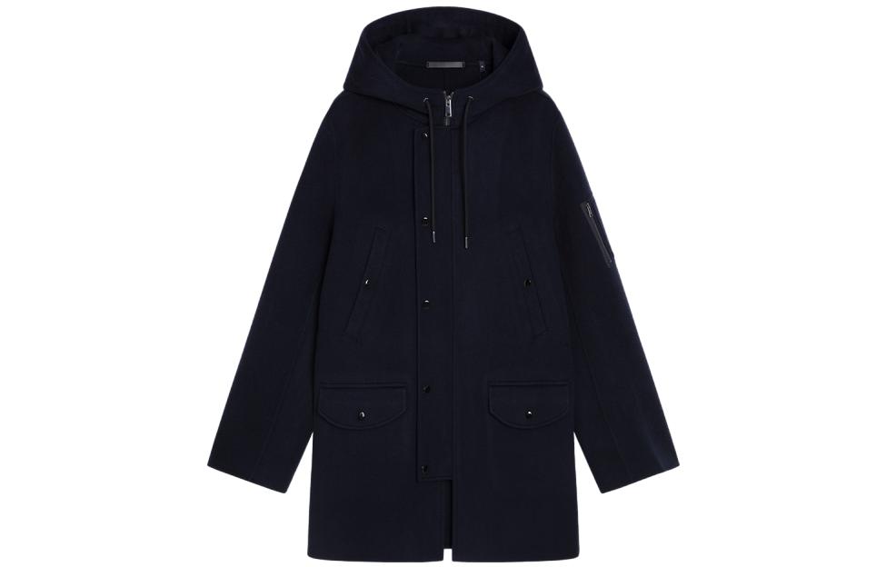 

Пальто мужское синее THEORY, Синий, Пальто мужское синее THEORY