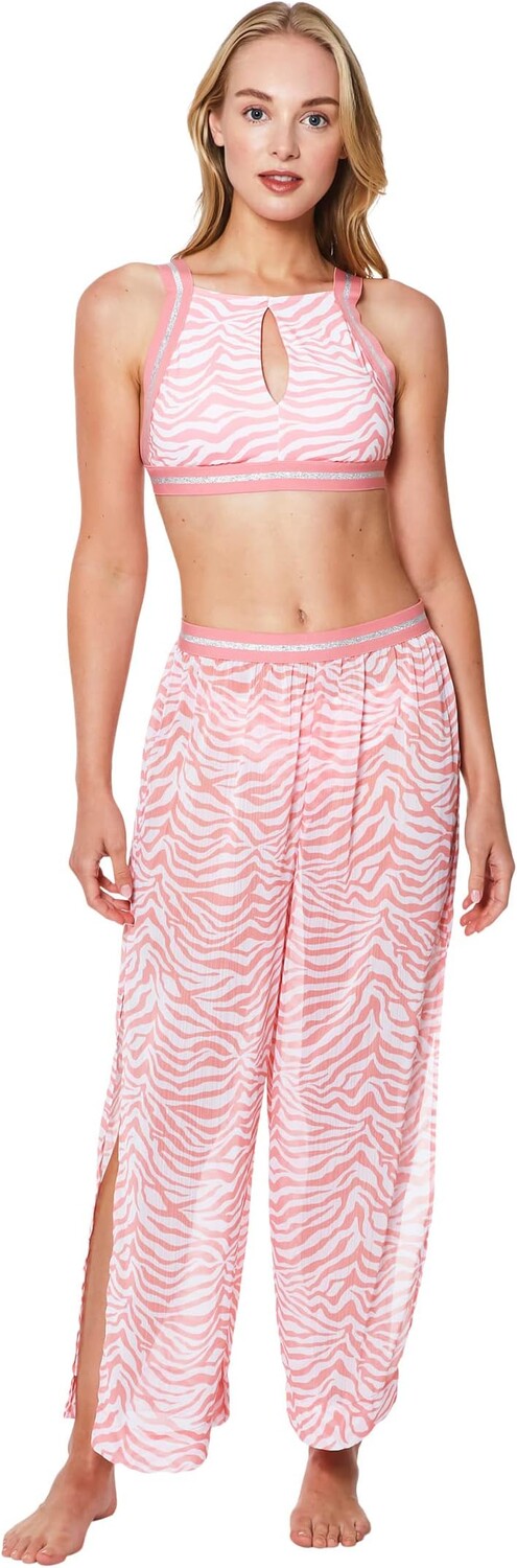 

Купальник Sanctuary Modern Kitty Side Slit Pant, цвет Bright Peachy