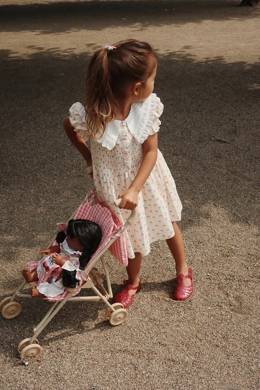 

Платье MIDSUMMER DRESS GOTS Konges Sløjd, бежевый