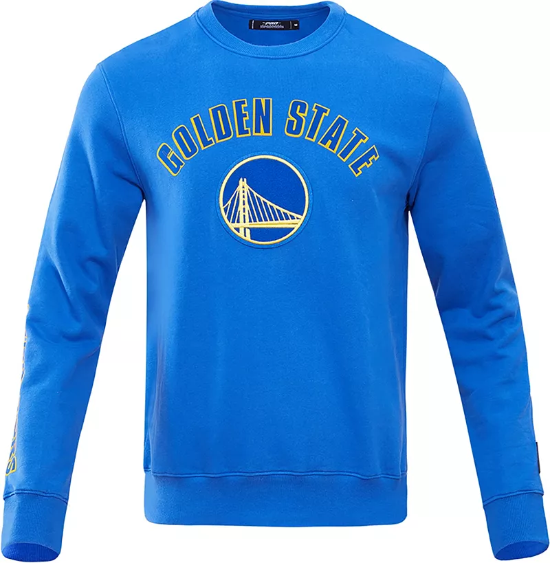 

Мужской флисовый свитер с круглым вырезом Pro Standard Golden State Warriors Royal