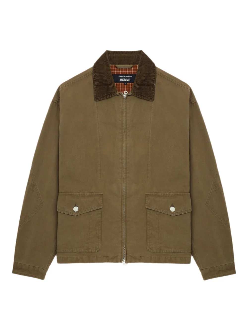 

Куртка с вельветовым воротником Comme des Garçons Homme, зеленый