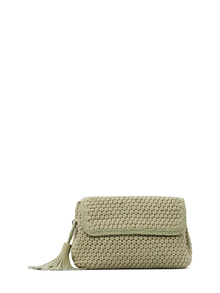 

Сумка Noodbag с магнитной застежкой из кожи Lottusse, зеленый