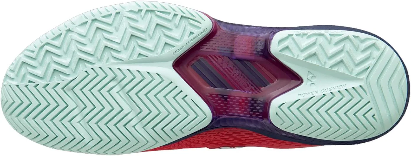 Мужские теннисные кроссовки YONEX Power Cushion AD Accel (Sunset Red), красный — фото 2