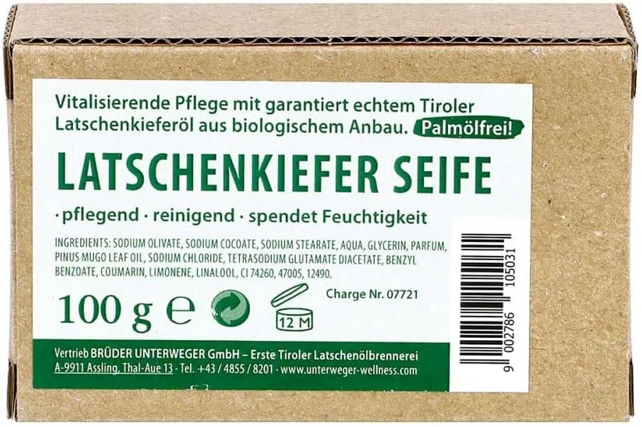 Мыло «Mountain Pine Soap Tyrolean Forest Man» Grüner Pharmavertrieb — фото 3