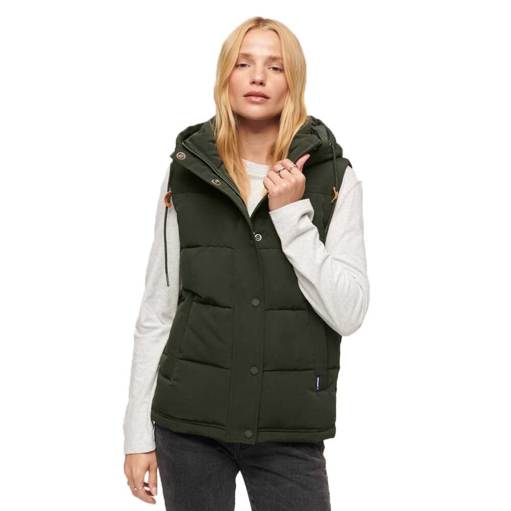 

Куртка Superdry Everest Puffer, зеленый