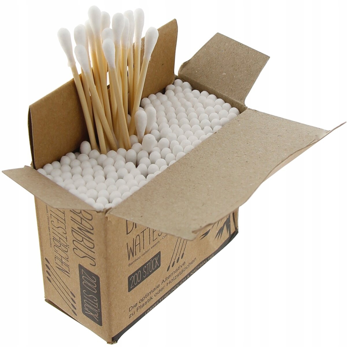 

Эко-бамбуковые гигиенические ушные палочки 200 шт Inna