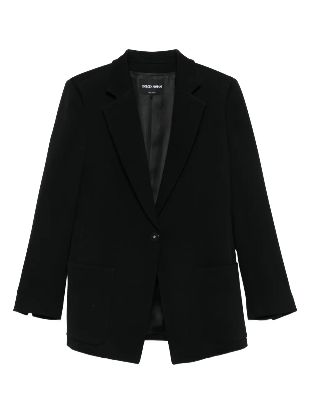 

Однобортный пиджак GIORGIO ARMANI, черный