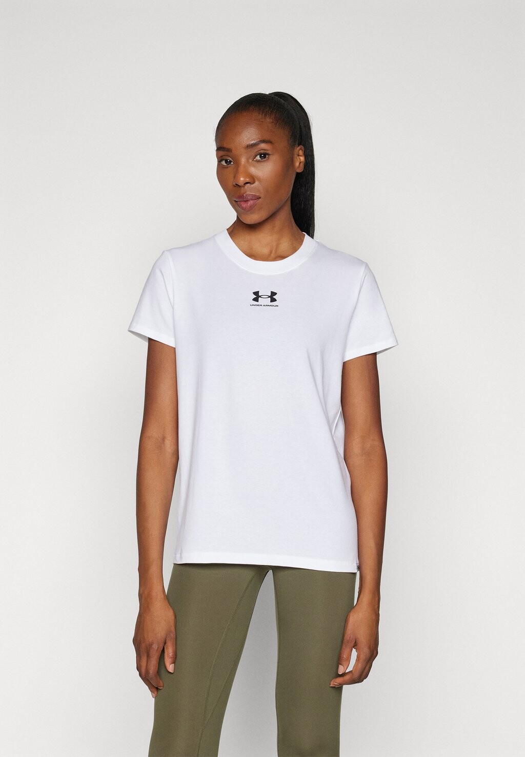 

Спортивная футболка CAMPUS CORE Under Armour, цвет white/black