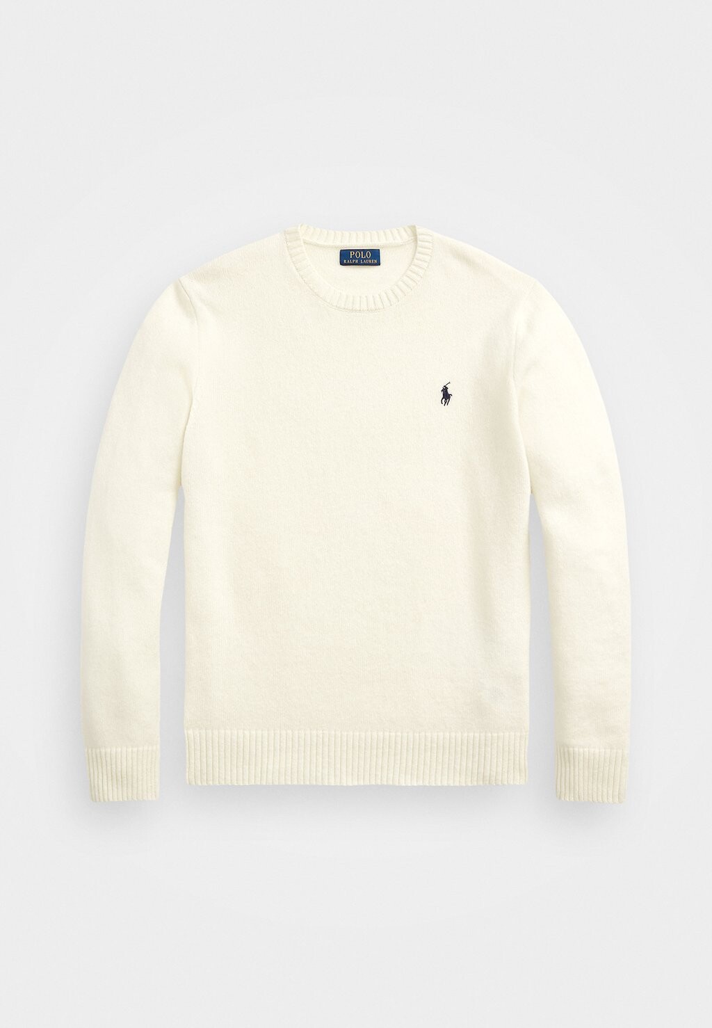 Свитер Long Sleeve Polo Ralph Lauren, цвет andover cream — фото 4