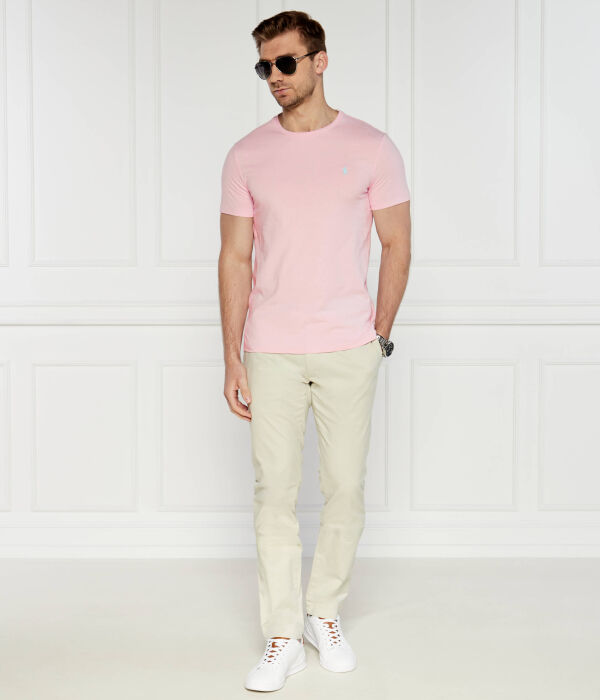 Футболки Slim fit Polo Ralph Lauren, коричневый — фото 2