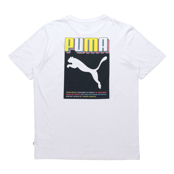 

Футболка celebration graphic logo short sleeve tee white Puma, белый