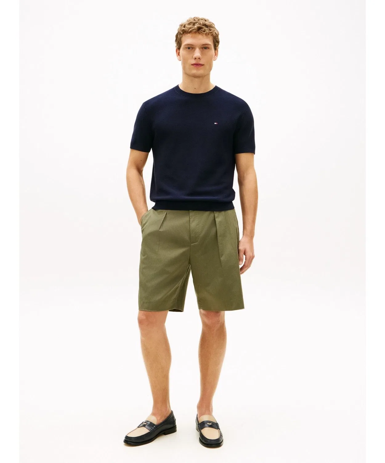 Кругловязаный джемпер Tommy Hilfiger Cool Touch из хлопка, белый — фото 3