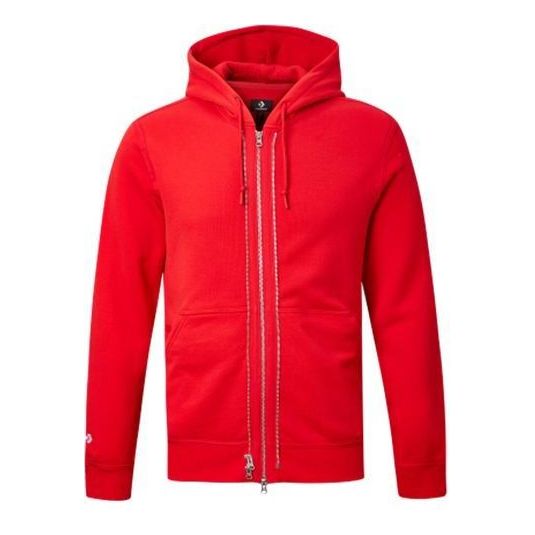 

Куртка full zip hoodie 'red' Converse, красный
