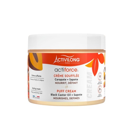 

Actiforce Puff Cream Крем для укладки феном с добавлением черного касторового масла и сапоты Activilong