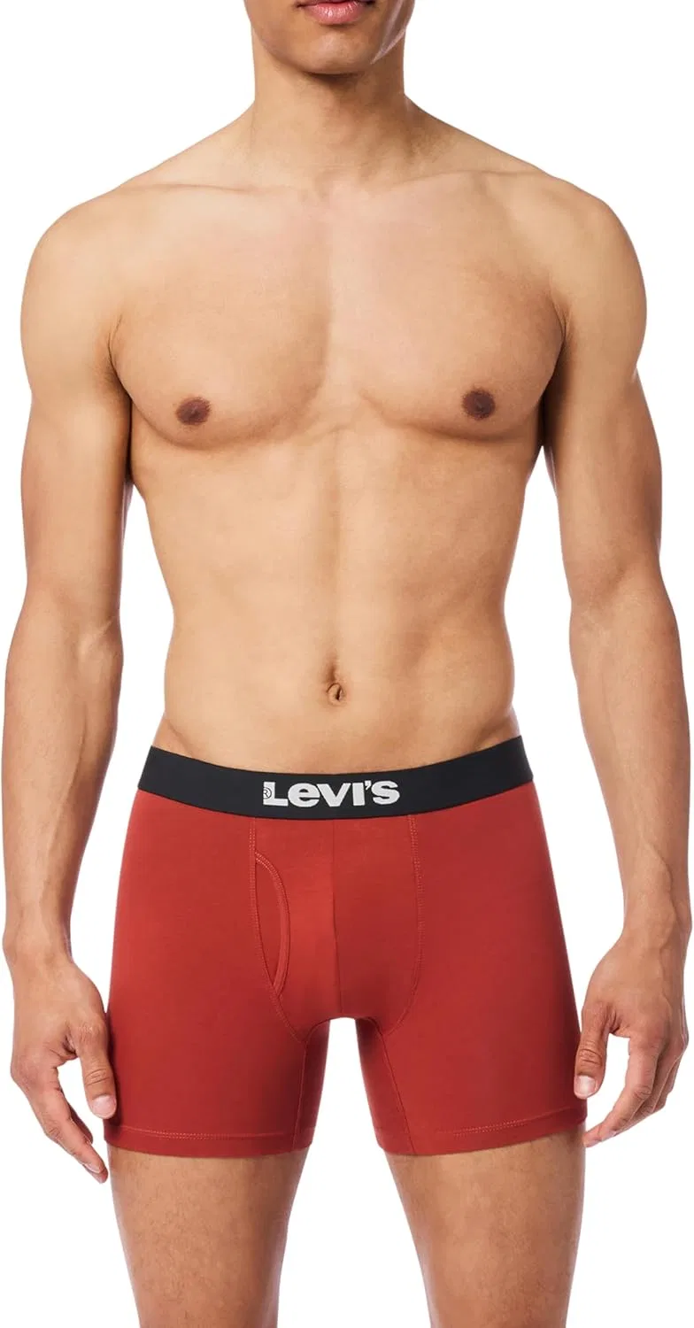 Боксеры 10-pack Levi's, Red/Black/Yellow Combo — фото 2