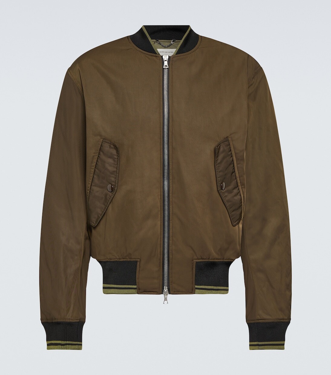 

Технический бомбер Dries Van Noten, хаки