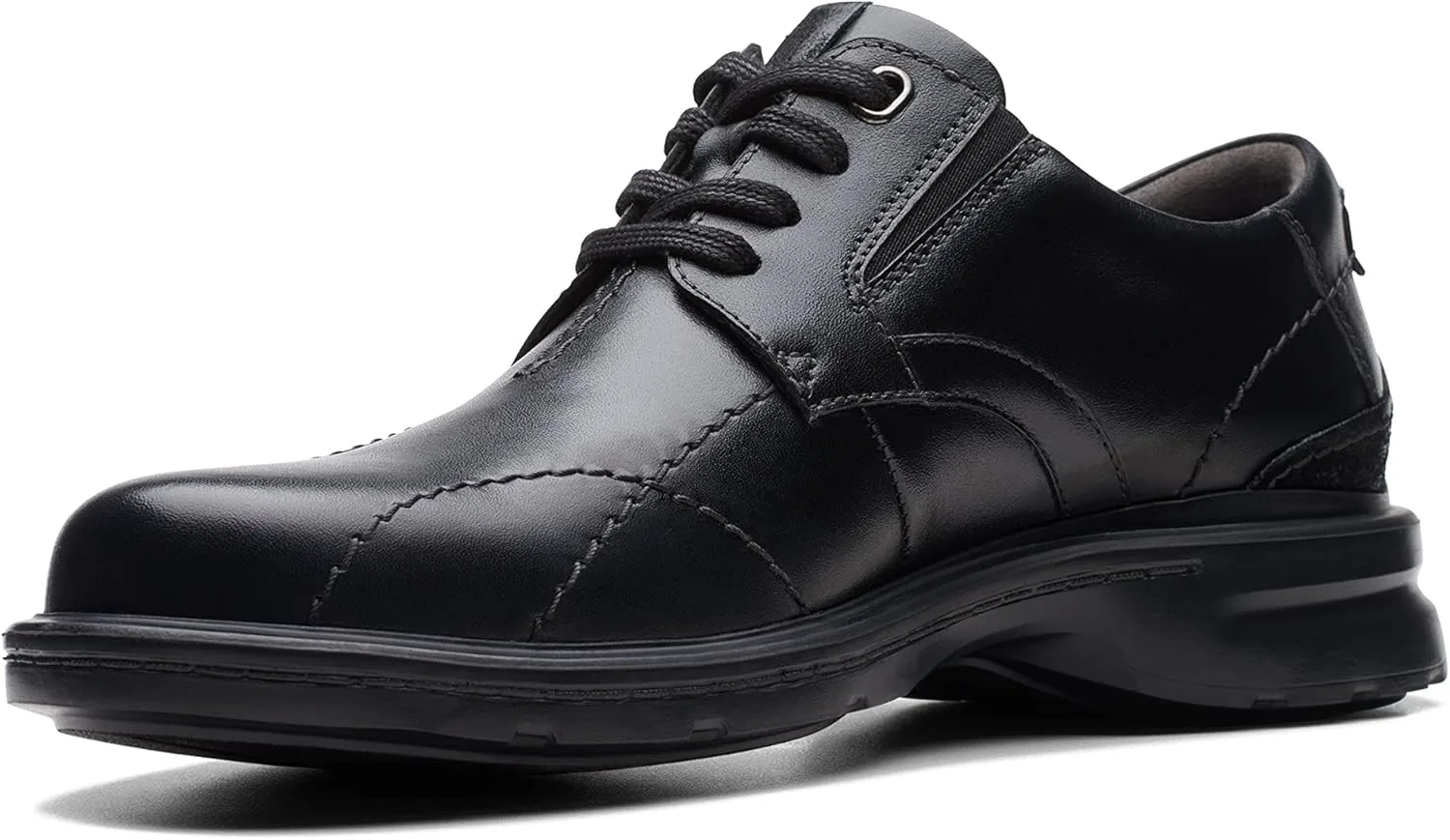 Мужские туфли Clarks Gessler на шнурках, черный — фото 4