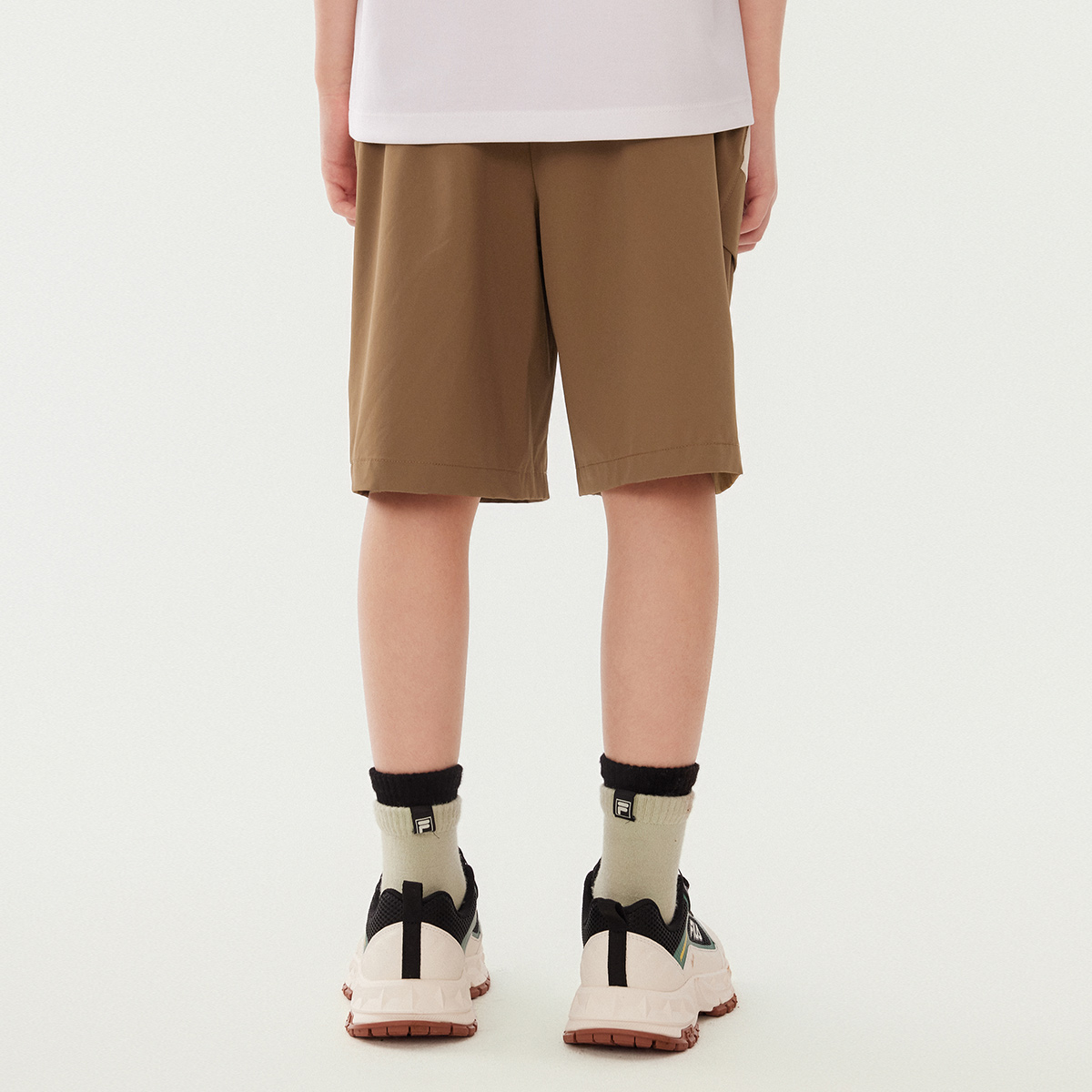 Шорты Teenagers Dark Earth FILA KIDS, Dark Earth Umber — фото 4