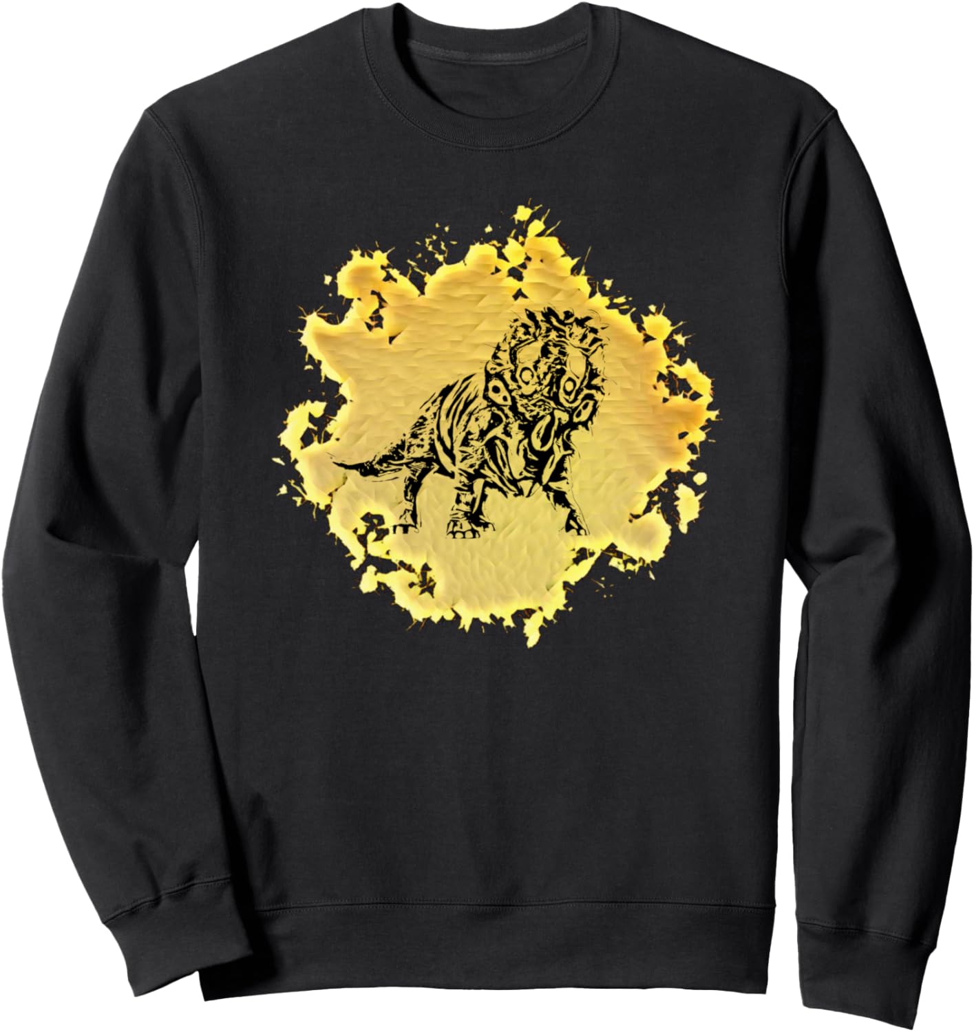 

Толстовка с изображением динозавра Трицератопса Triceratops Dinosaur By Dinosawa - Gift For Men, Women, Kids, And Boys, черный