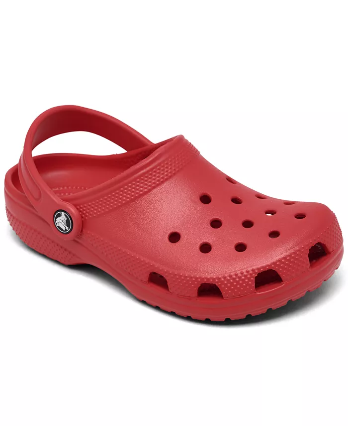 

Детские классические сандалии-клоги Finish Line Crocs, красный