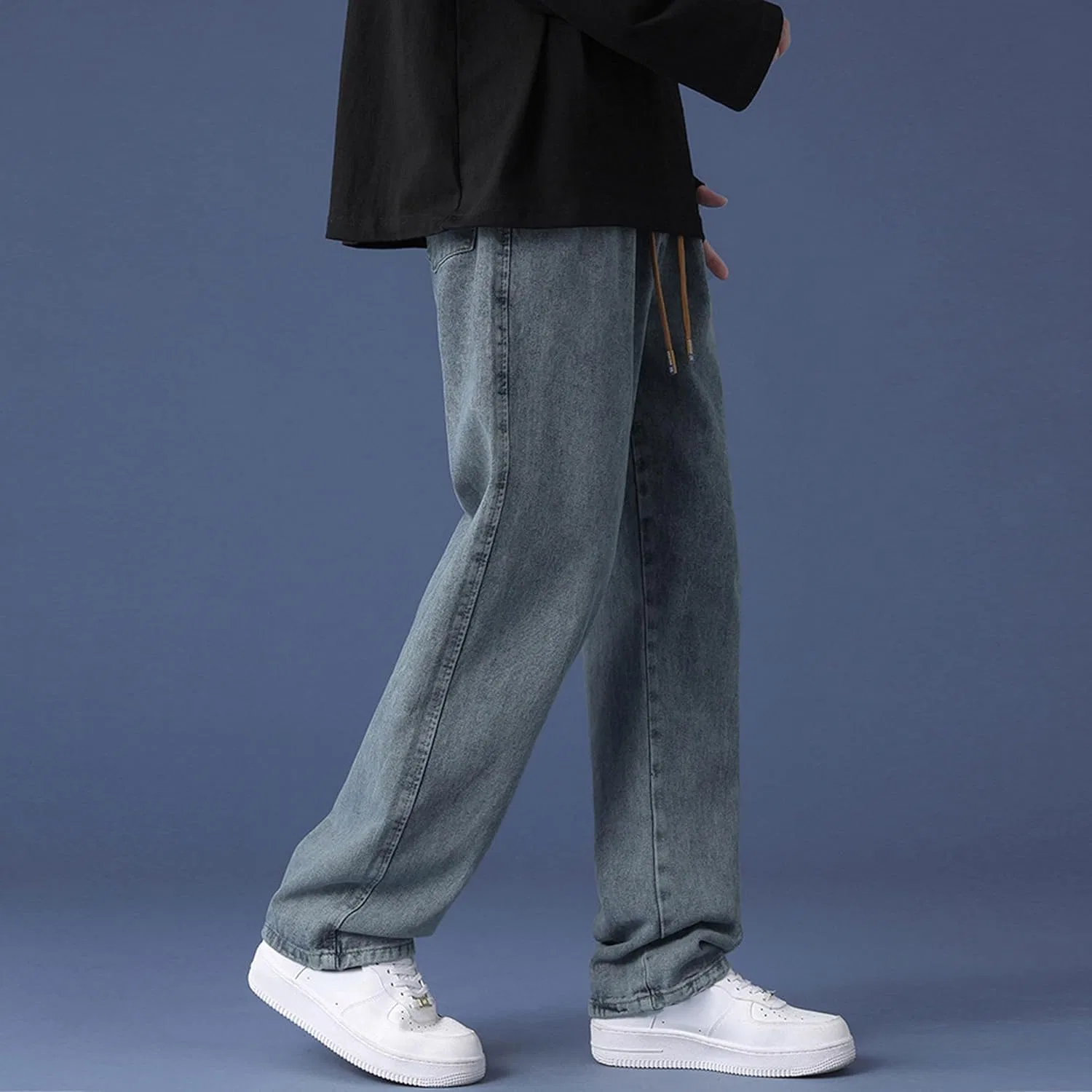 Джинсы карго, Regular Fit, Retro Blue — фото 3