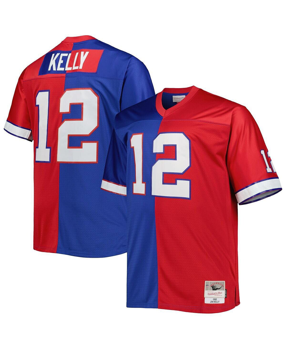 

Мужская копия джерси Джима Келли Роял и Ред Баффало Биллс Big and Tall Split Legacy Retired Player Mitchell & Ness