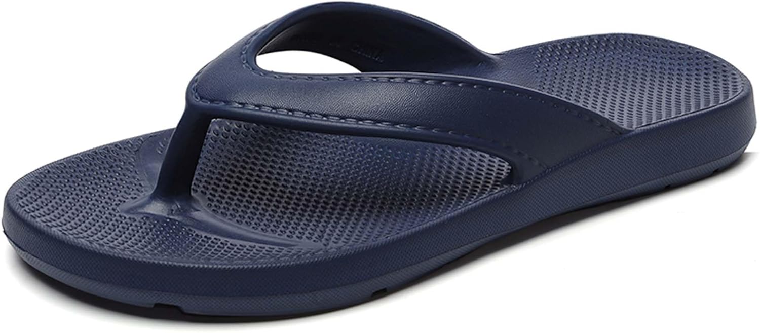 

Мужские летние шлепанцы UANGLI из ЭВА, с узором елочка, для пляжа, легкие, удобные, мягкие, нескользящие, модные и повседневные, синий