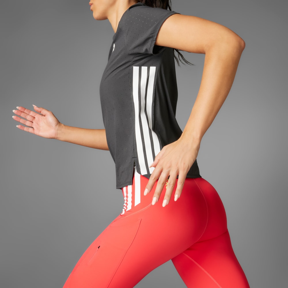 Спортивная футболка Adidas Adizero Running Tee, черный — фото 4