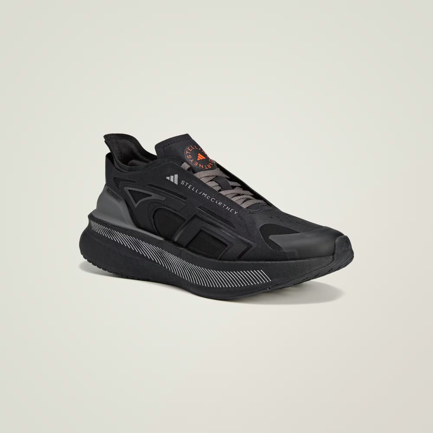 Кроссовки by Stella McCartney Ultraboost 5 Adidas, цвет Core Black/Crew Orange/Charcoal — фото 4