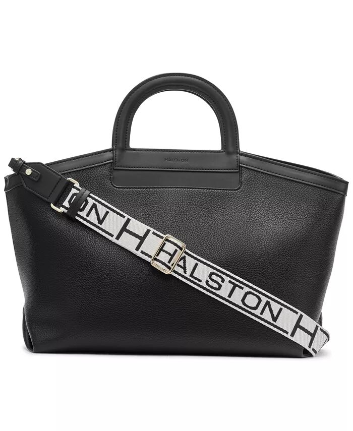 

Сумка-тоут Joni среднего размера Halston, черный