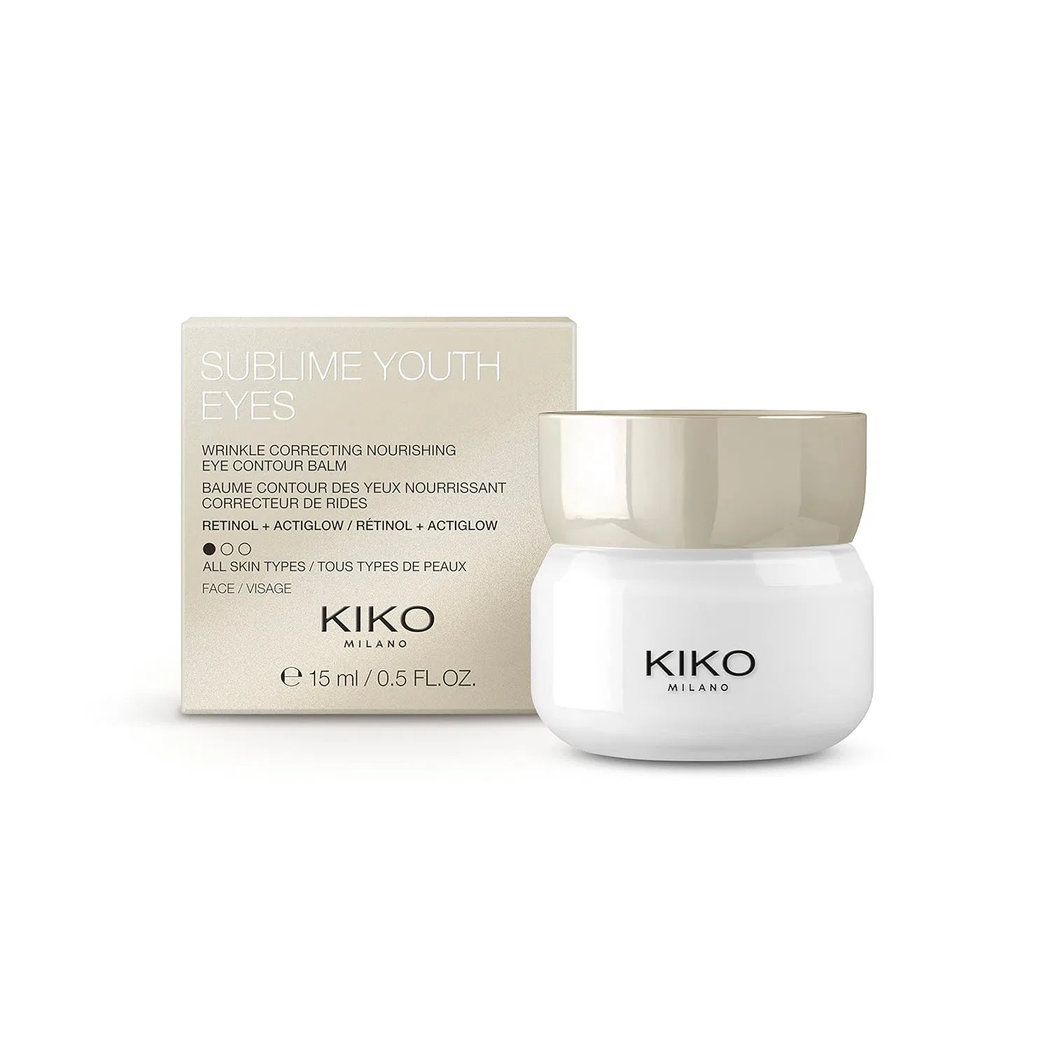 Бальзам для контура глаз против морщин «Sublime Youth Eyes» с ретинолом от KIKO Milano Kiko Milano